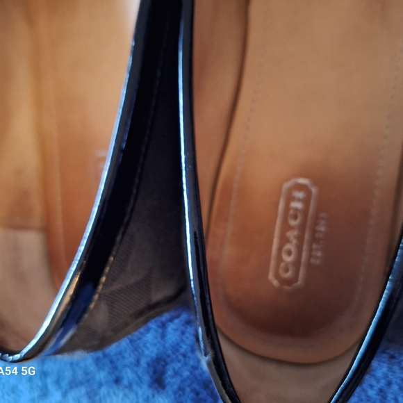 Coach Women's Black Loafers - Picture 6 of 6